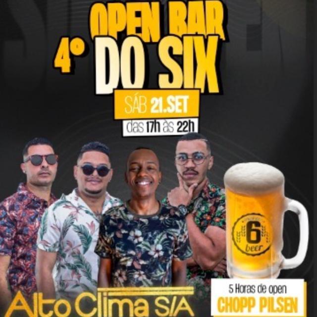 4° OPEN BAR DO SIX