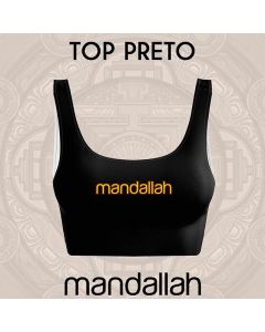 MANDALLAH - 19 Anos - Top Preto