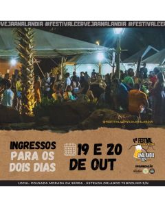 4º FESTIVAL CERVEJA ANALÂNDIA - Passaporte (2 dias)